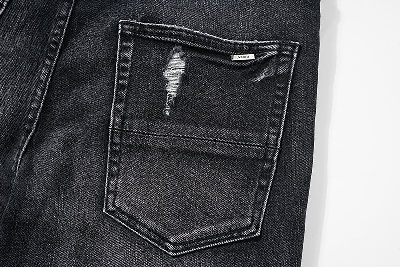 AMIRI Red Letter Graphic Washed Jeans