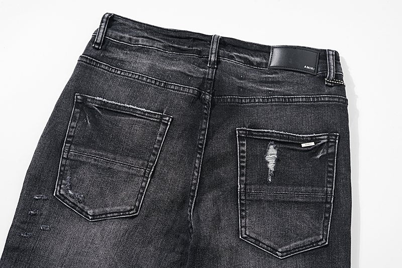 AMIRI Red Letter Graphic Washed Jeans