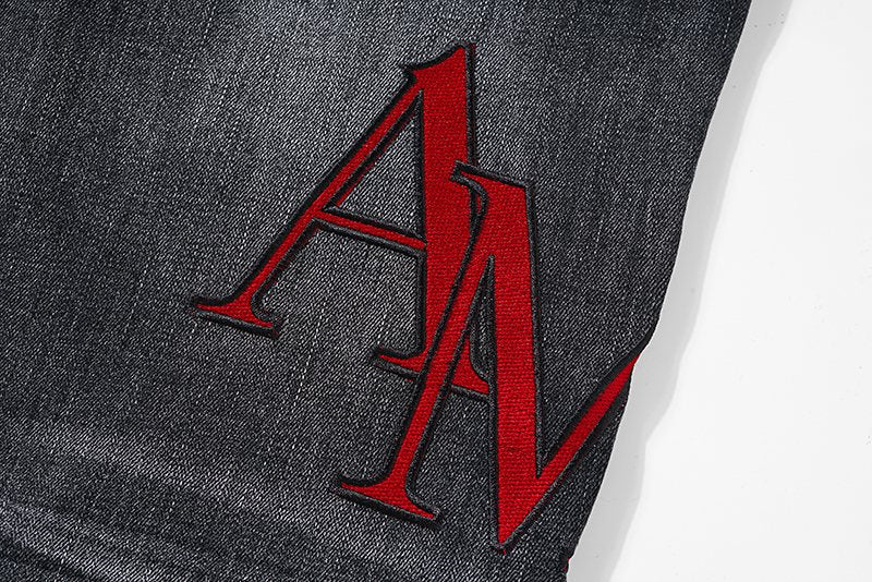 AMIRI Red Letter Graphic Washed Jeans
