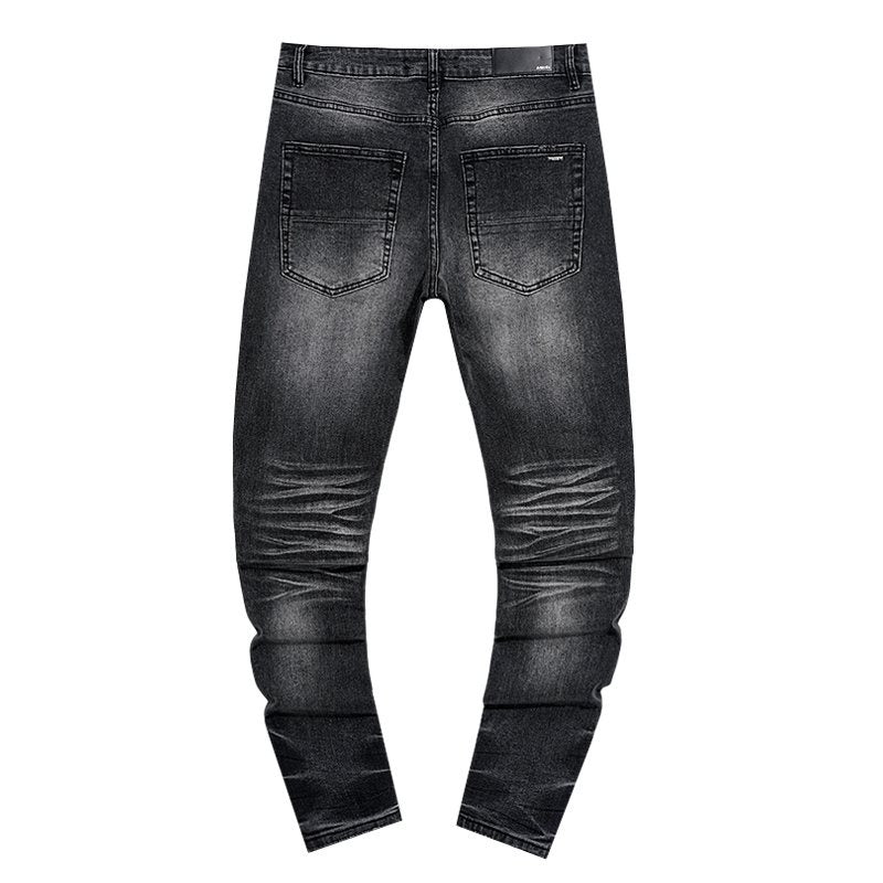 AMIRI Black Distressed Washed Jeans