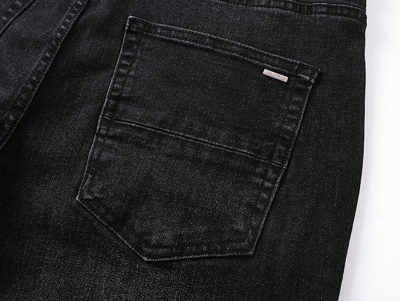AMIRI Black Washed Graphic Jeans