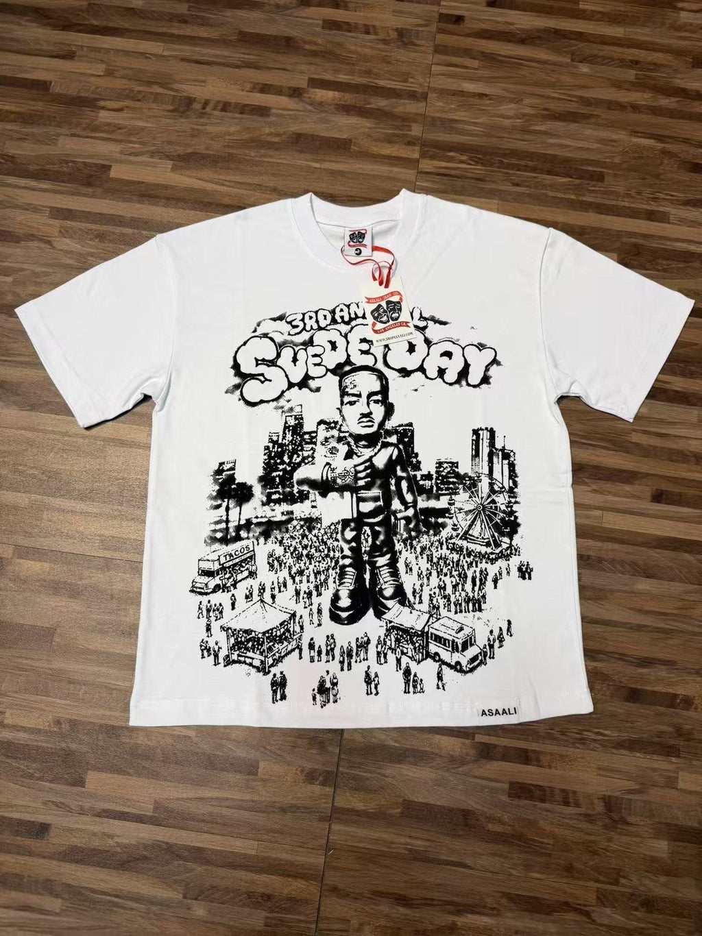 ASAALL Illustrated Front Graphic T-Shirt