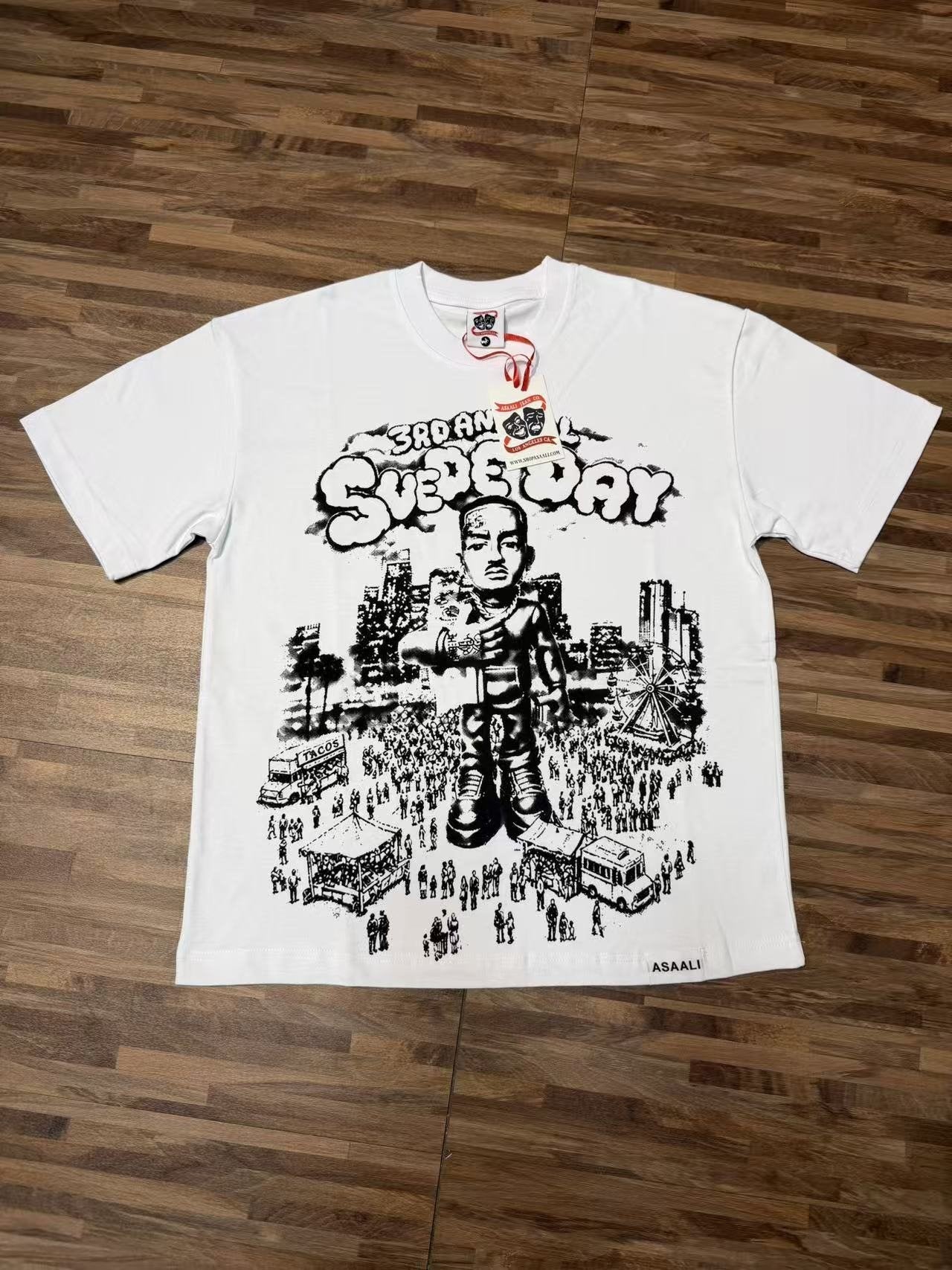 ASAALL Illustrated Front Graphic T-Shirt