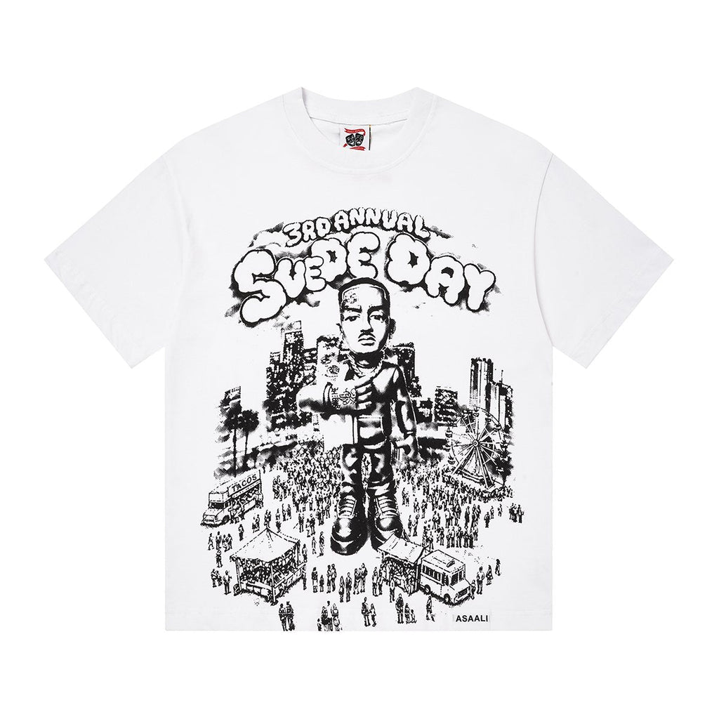 ASAALL Illustrated Front Graphic T-Shirt