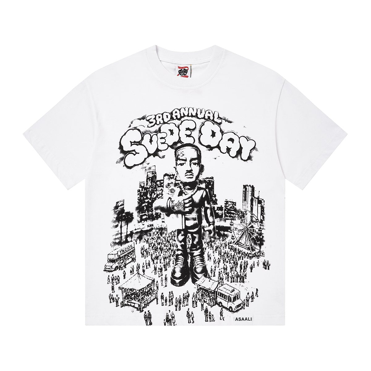 ASAALL Illustrated Front Graphic T-Shirt