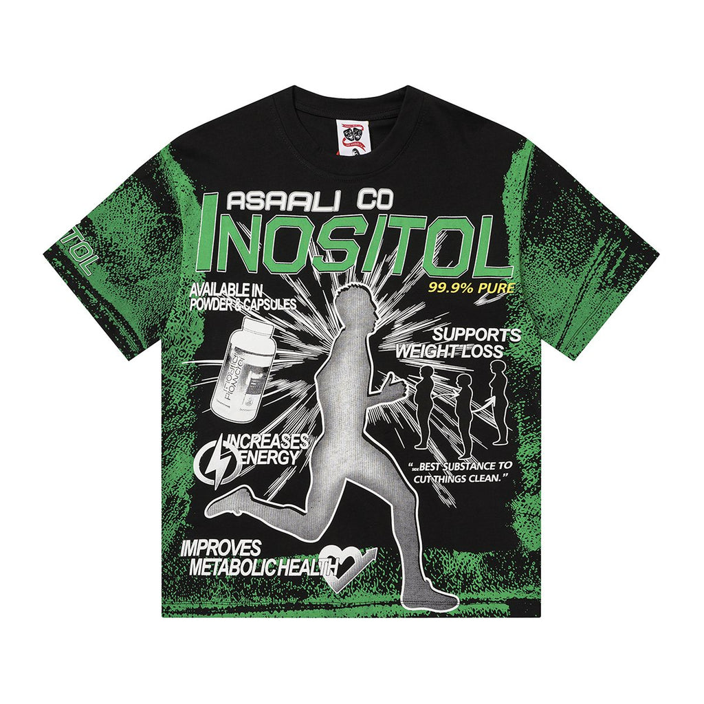 ASAALL Inositol Allover Graphic Short-Sleeve T-Shirt