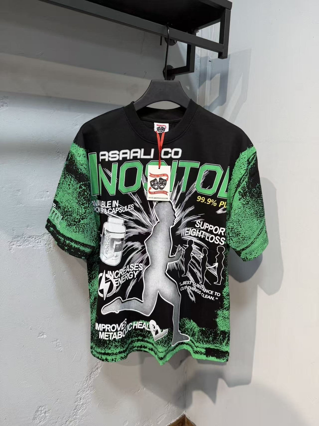ASAALL Inositol Allover Graphic Short-Sleeve T-Shirt