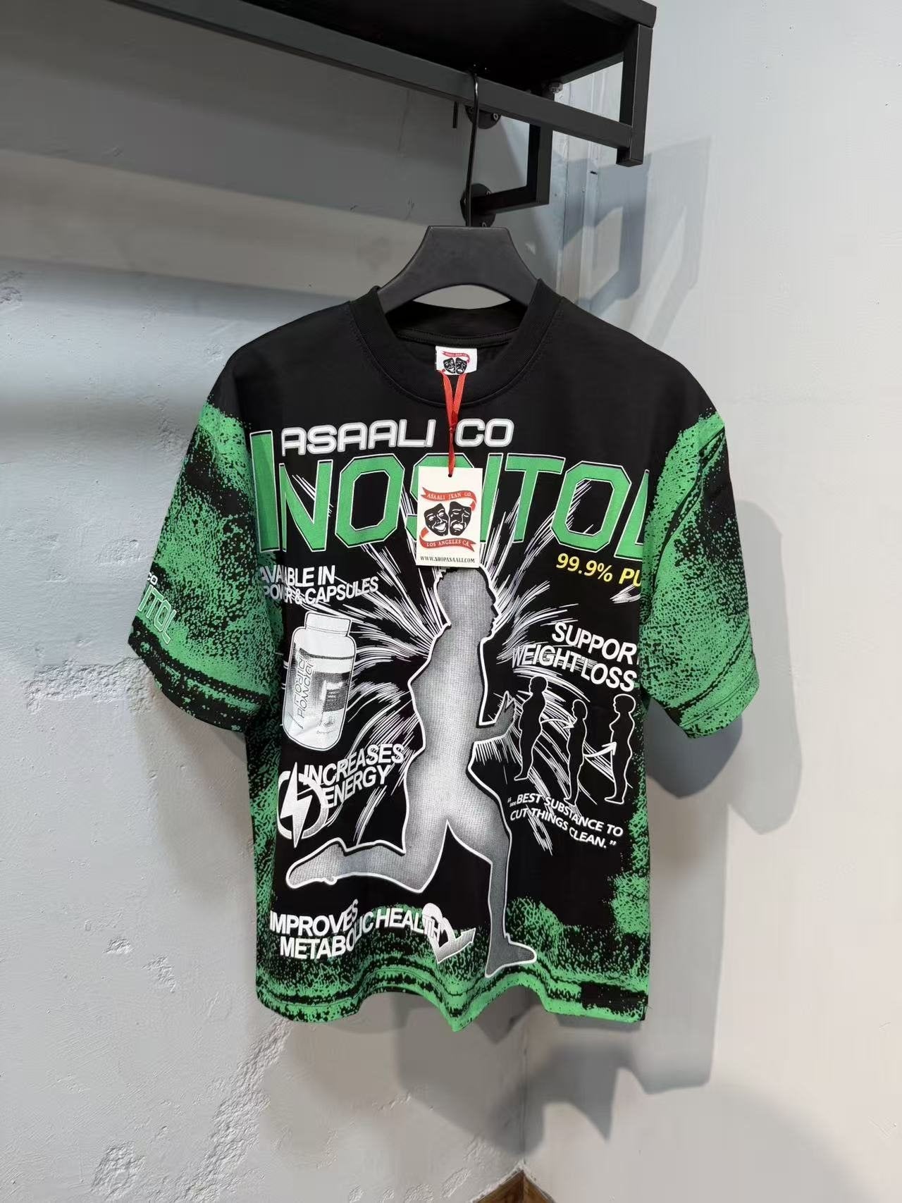 ASAALL Inositol Allover Graphic Short-Sleeve T-Shirt