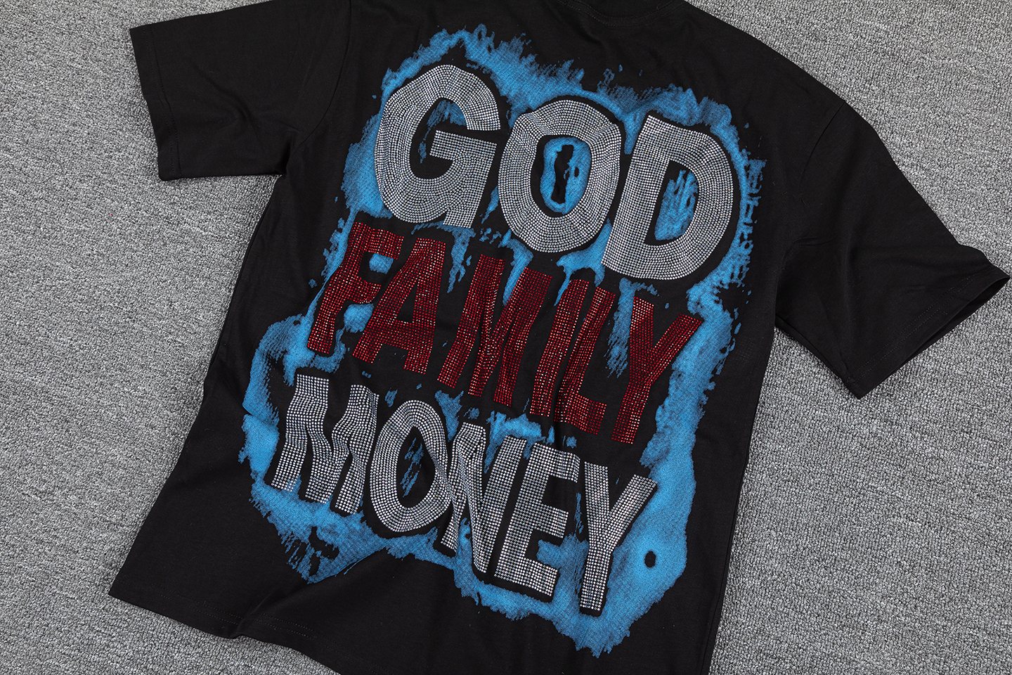 Alfonseca God Family Money Graphic T-Shirt