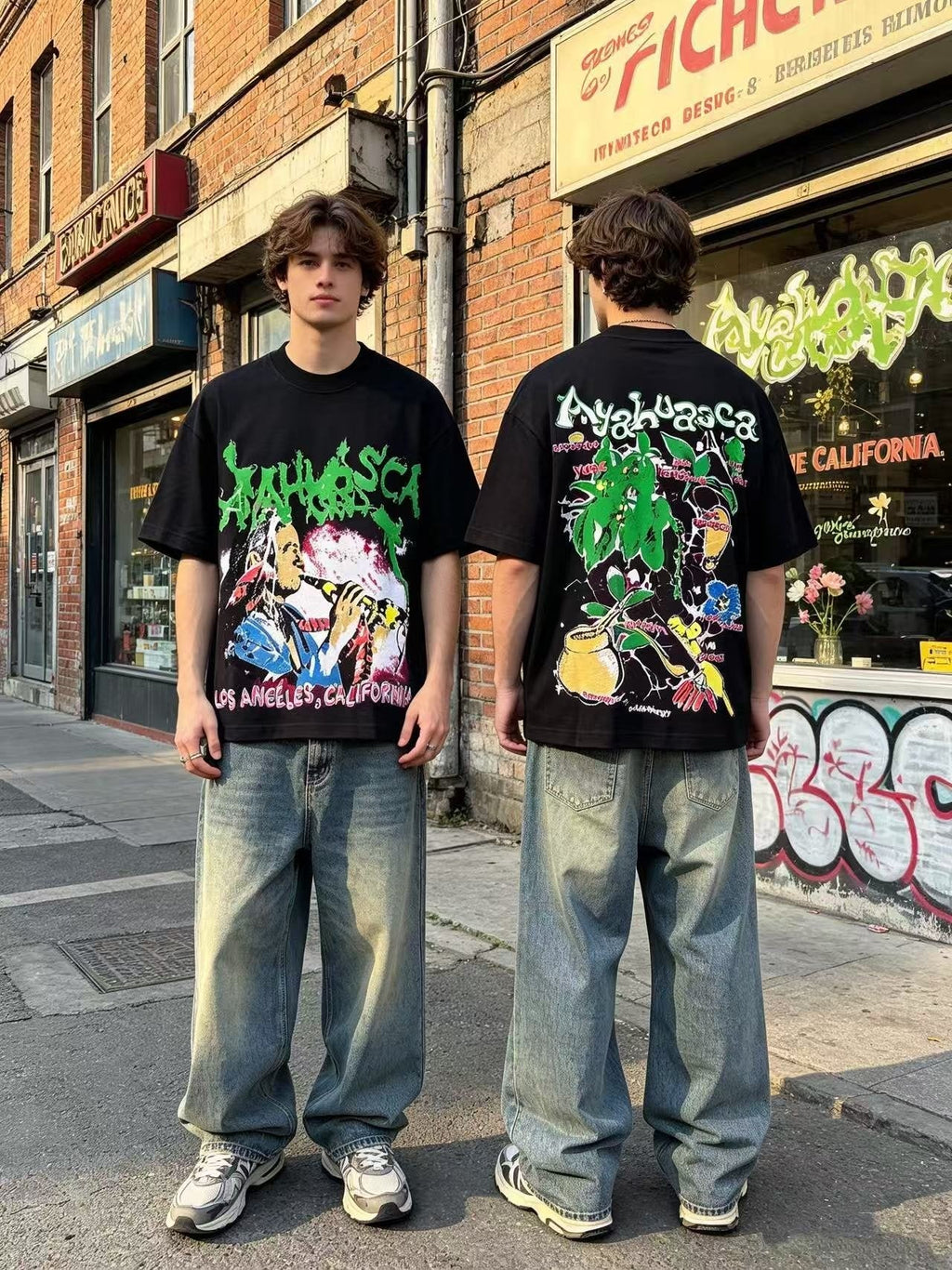 ASAALL Los Angeles Graphic T-Shirt