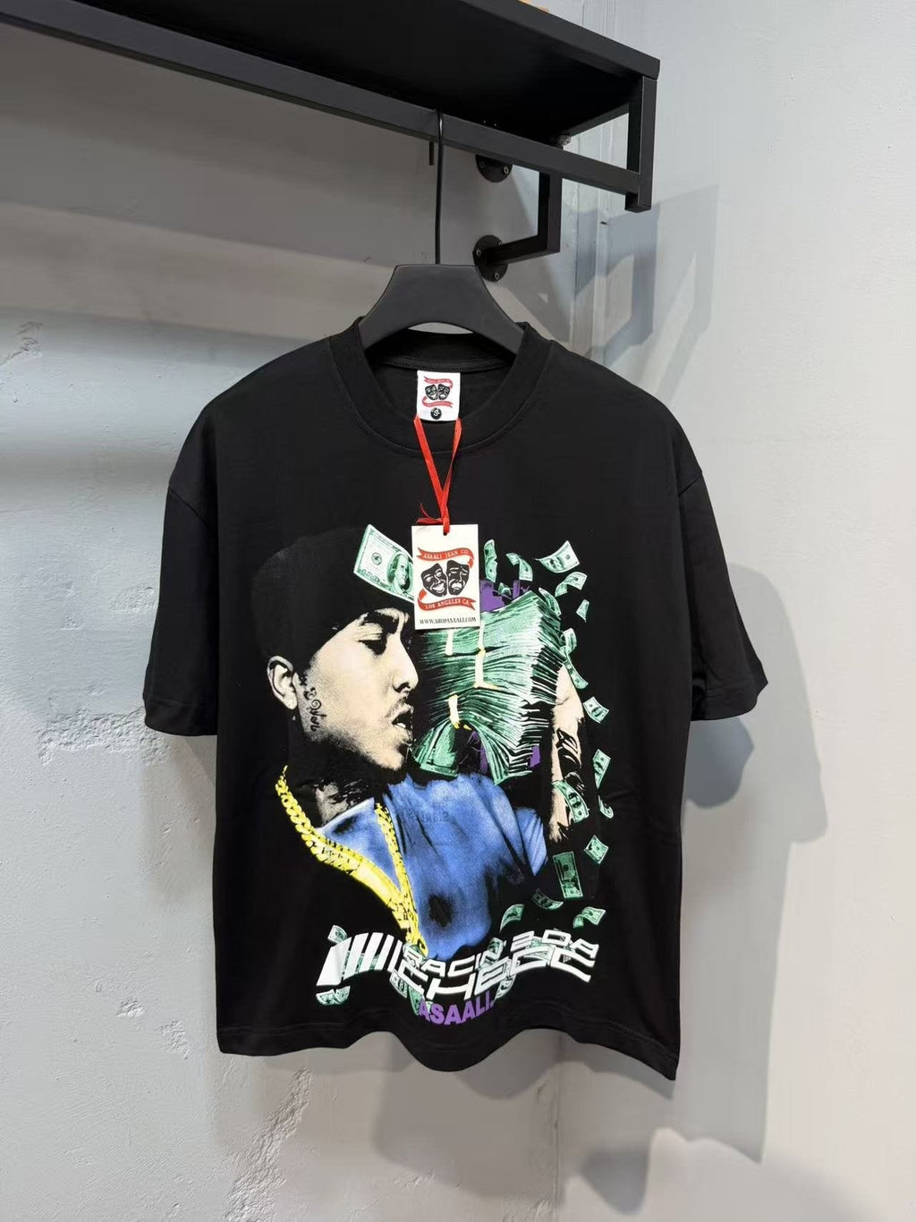 ASAALL Portrait Cash Short-Sleeve T-Shirt