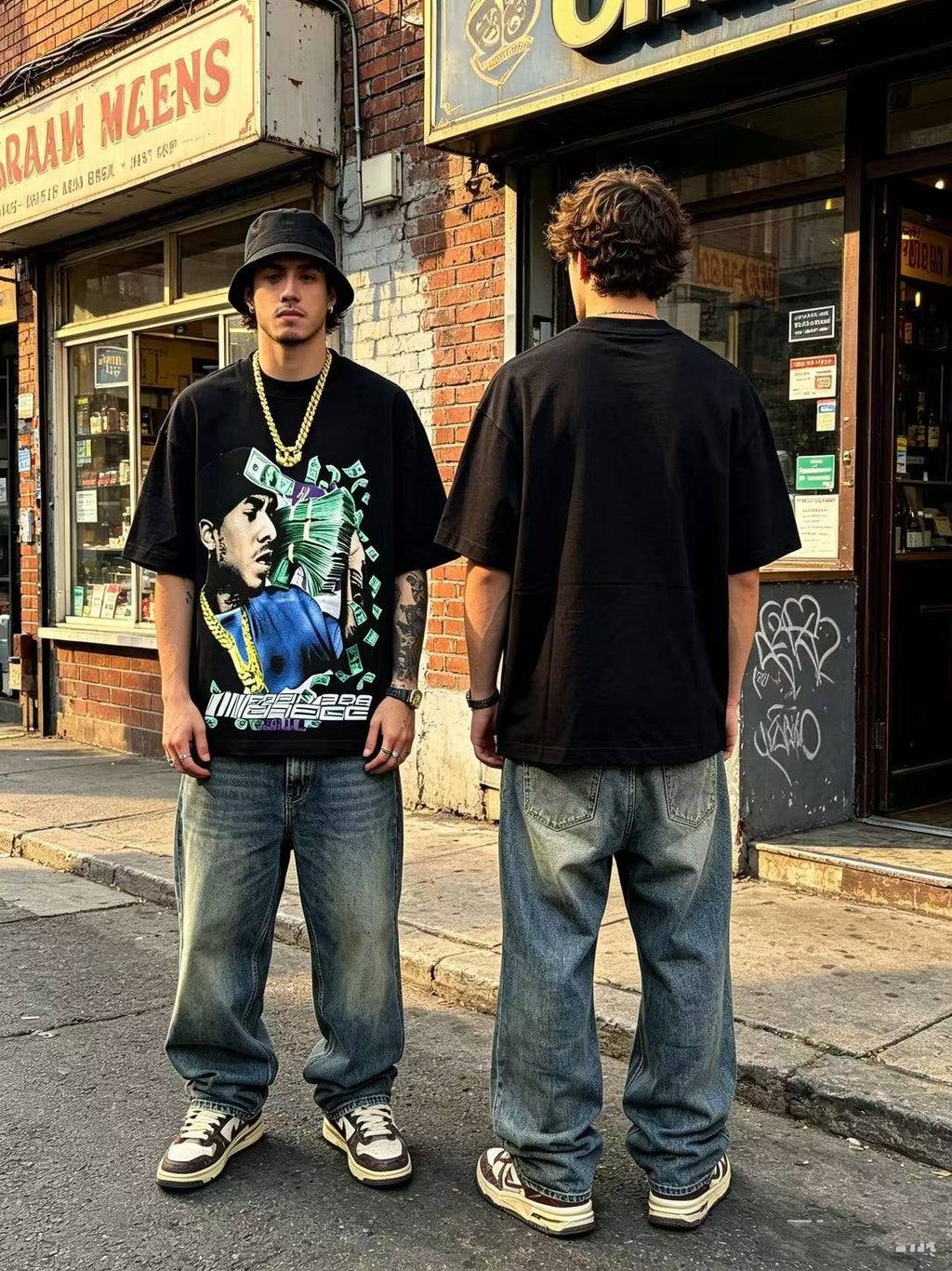 ASAALL Portrait Cash Short-Sleeve T-Shirt