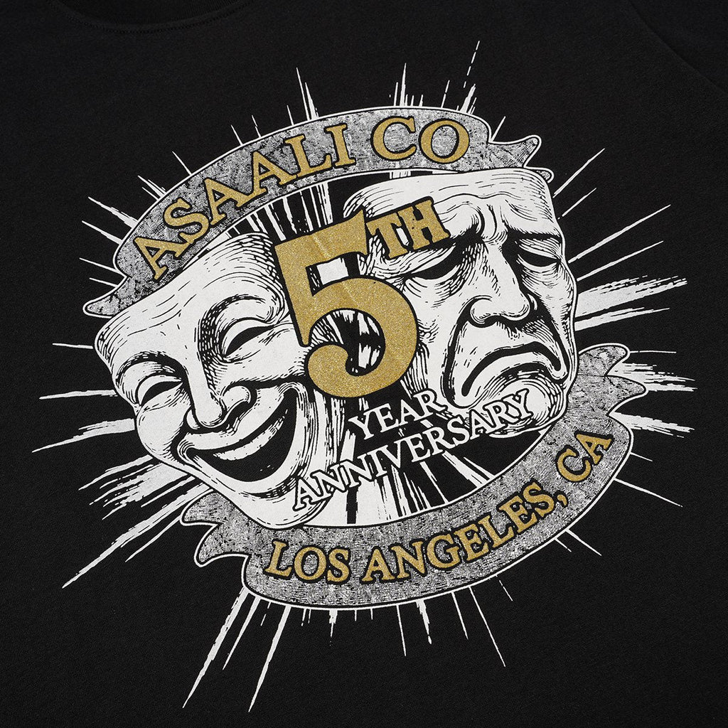 ASAALL 5th Anniversary Graphic T-Shirt - Black