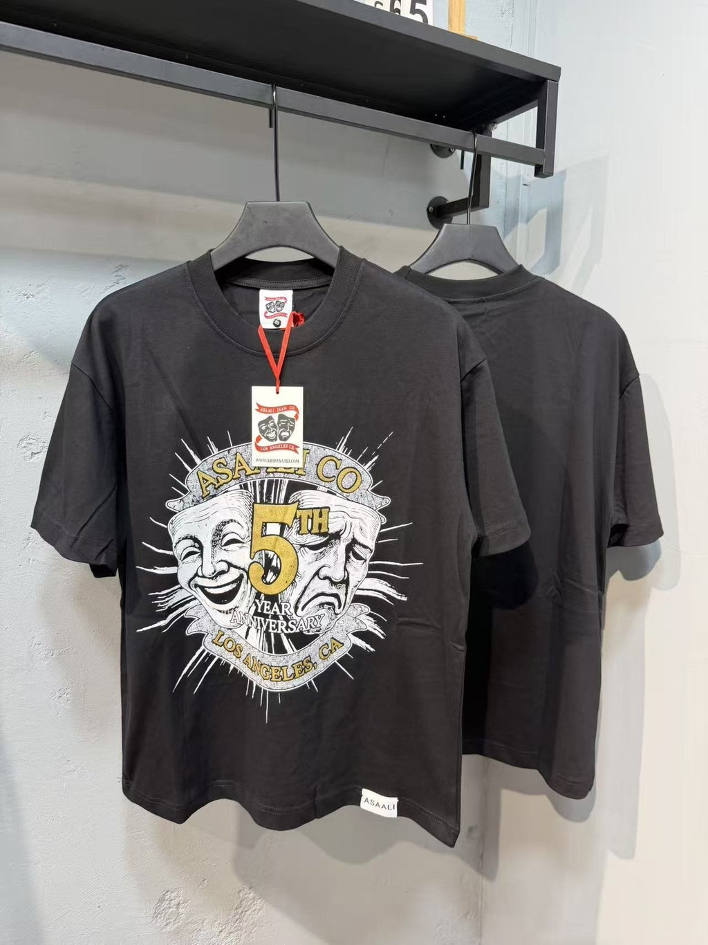 ASAALL 5th Anniversary Graphic T-Shirt - Black