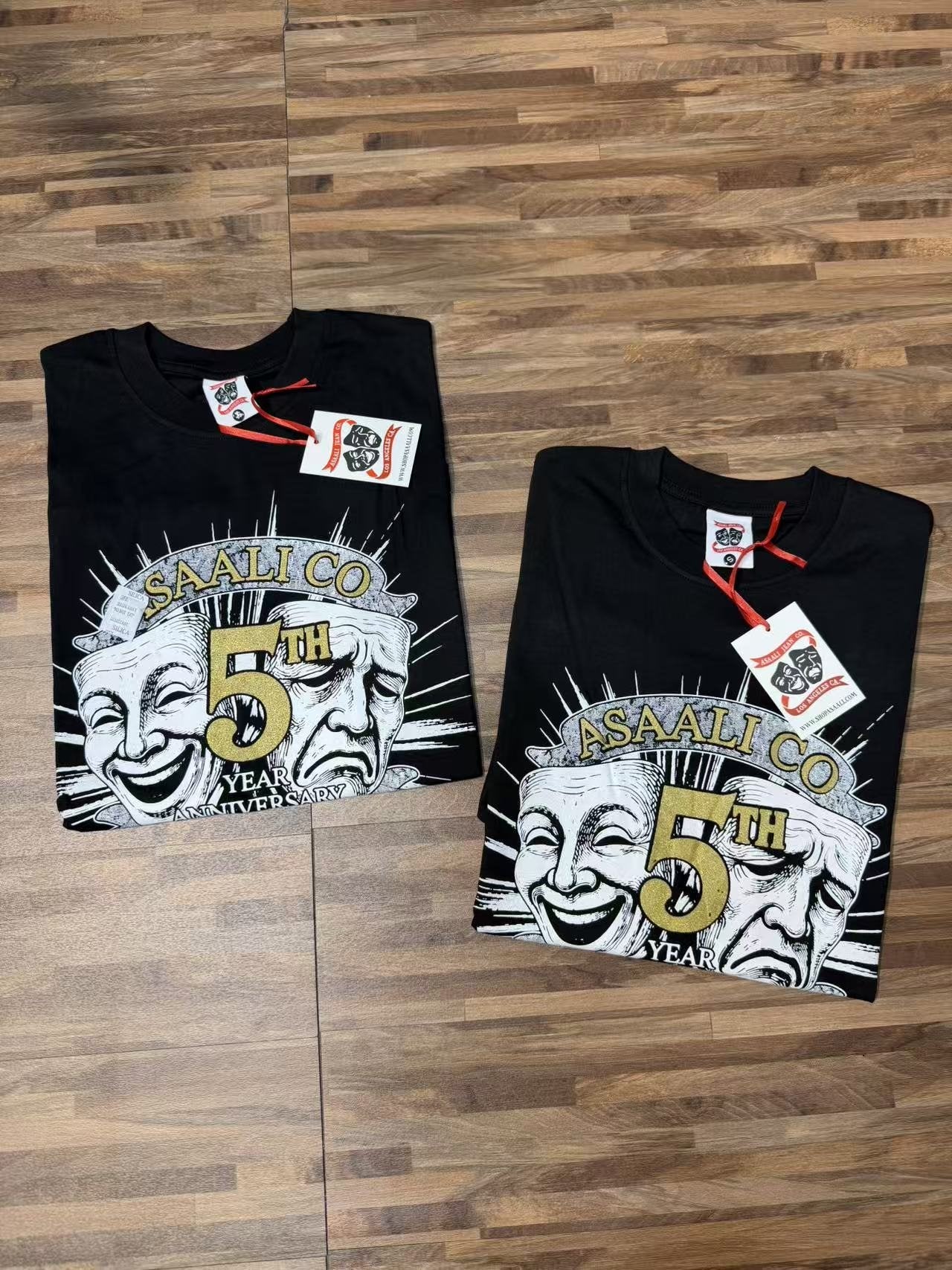 ASAALL 5th Anniversary Graphic T-Shirt - Black