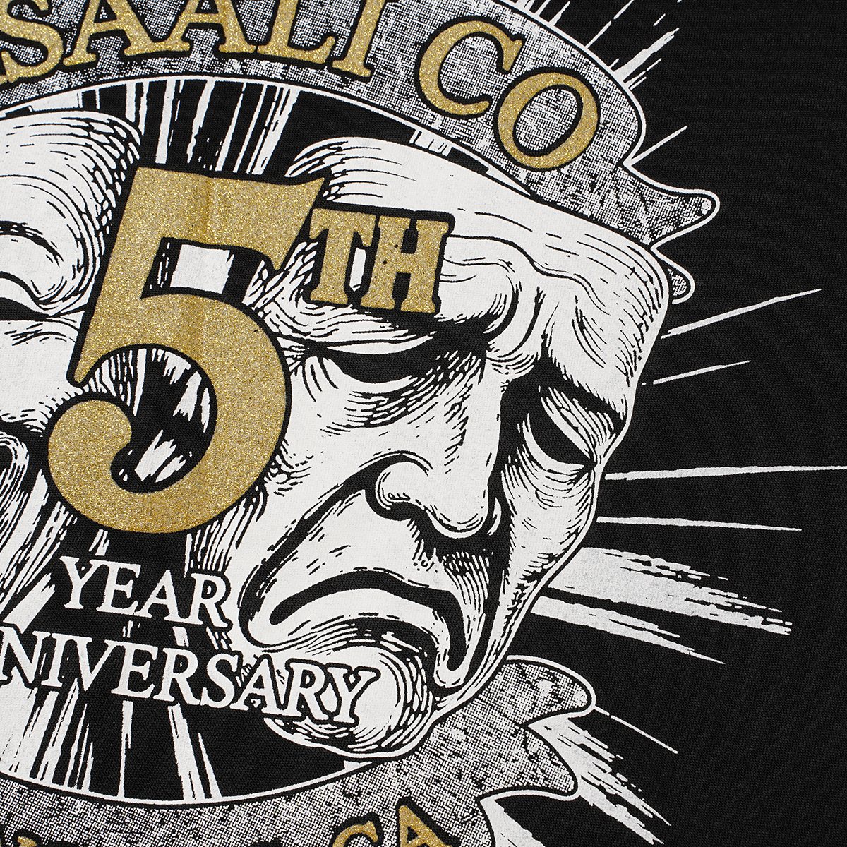 ASAALL 5th Anniversary Graphic T-Shirt - Black