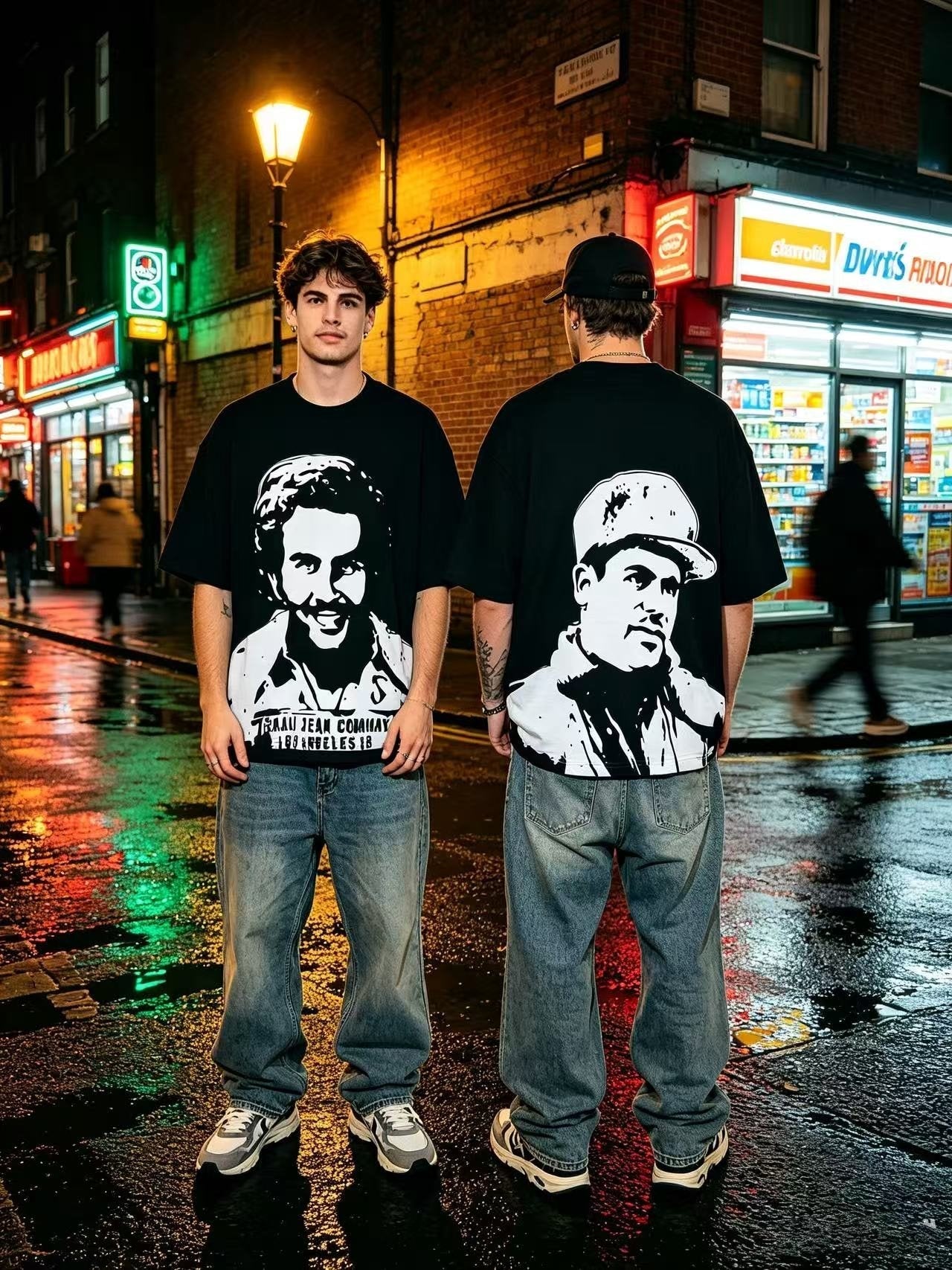 ASAALL Portrait Graphic Short-Sleeve T-Shirt
