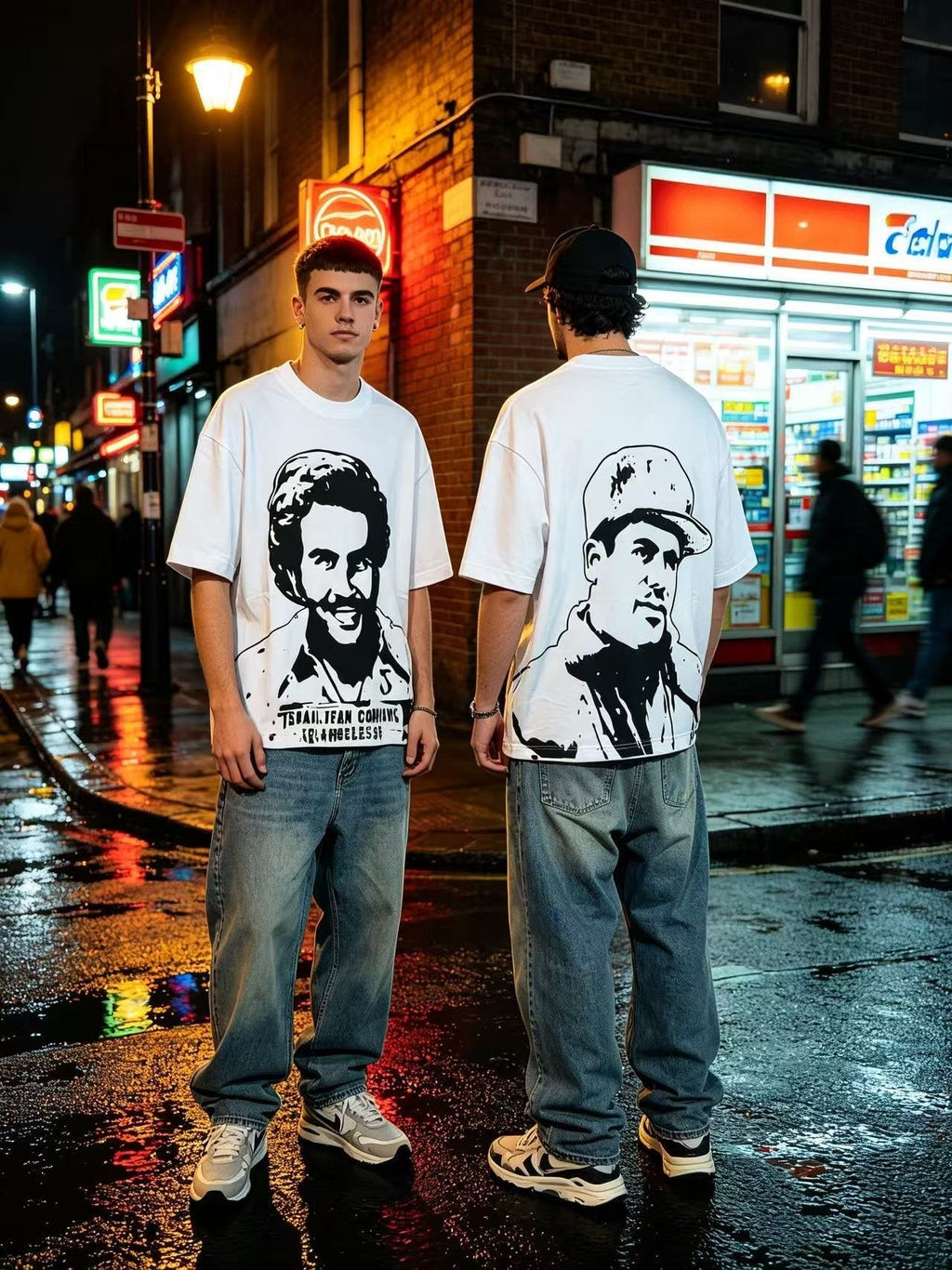 ASAALL Portrait Graphic Short-Sleeve T-Shirt
