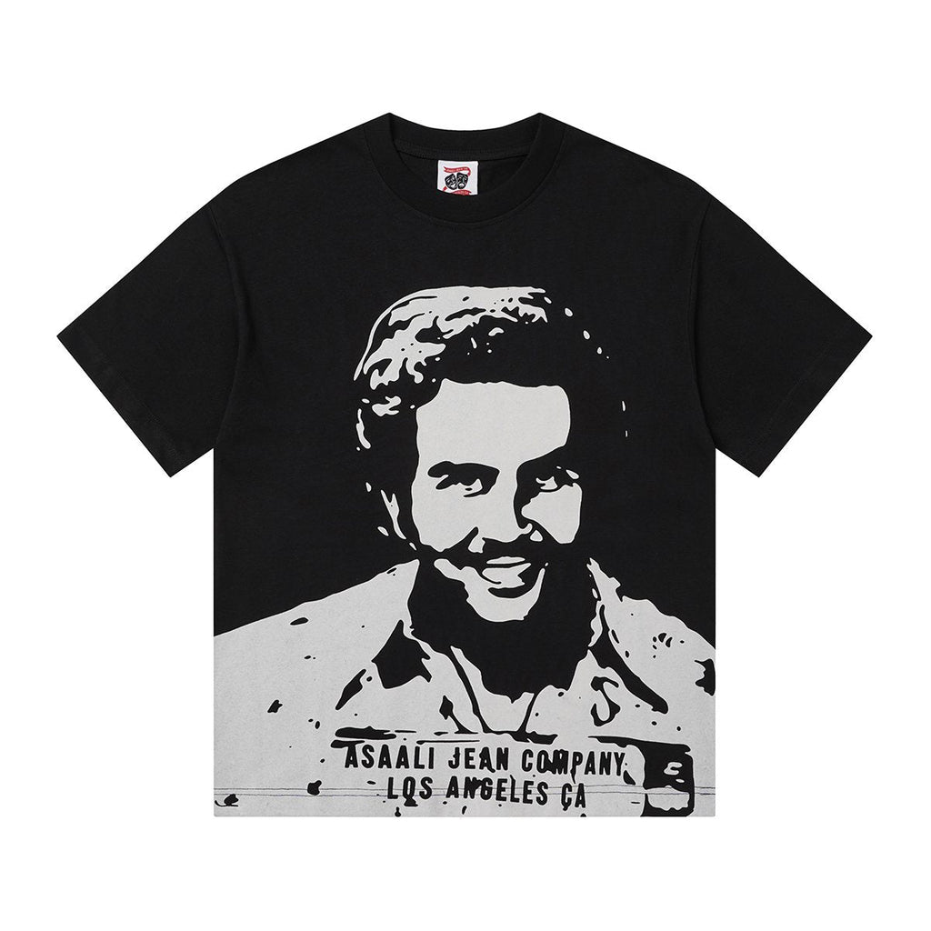 ASAALL Portrait Graphic Short-Sleeve T-Shirt