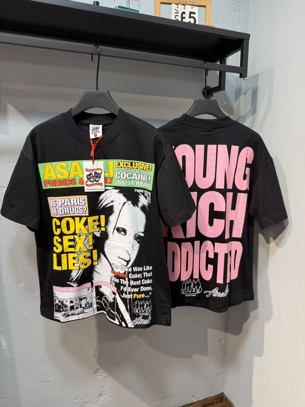 ASAALL Magazine Graphic Short-Sleeve T-Shirt