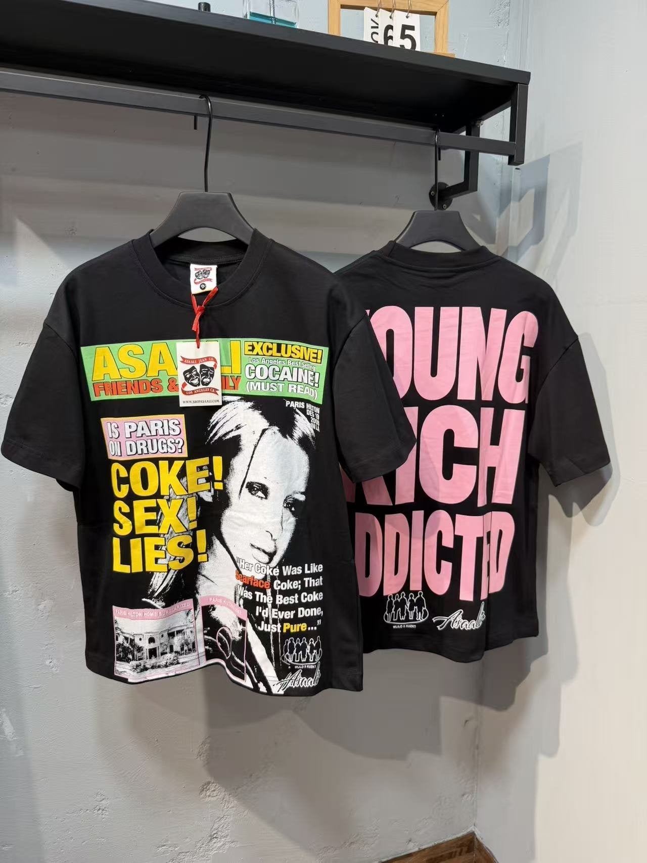 ASAALL Magazine Graphic Short-Sleeve T-Shirt