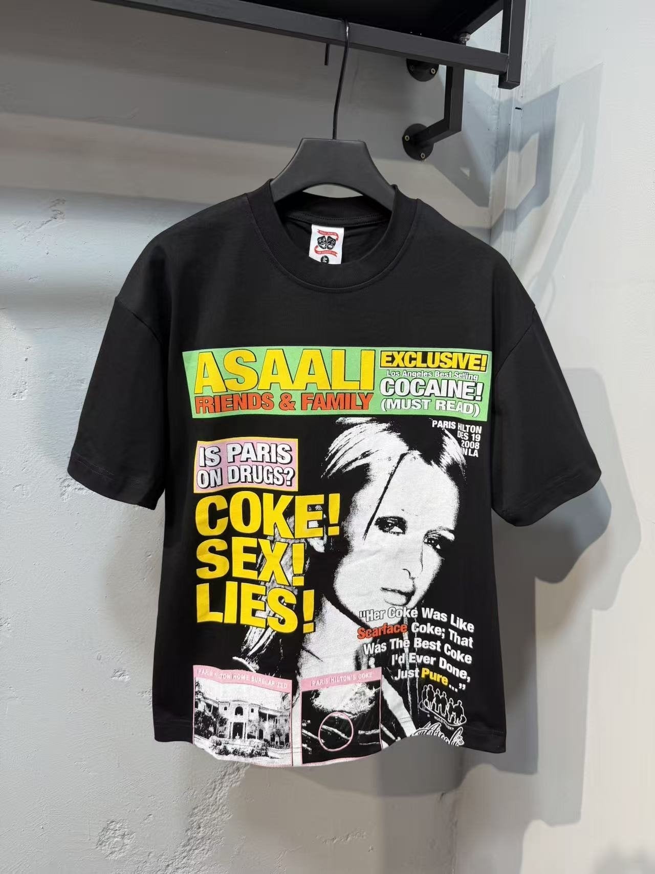 ASAALL Magazine Graphic Short-Sleeve T-Shirt