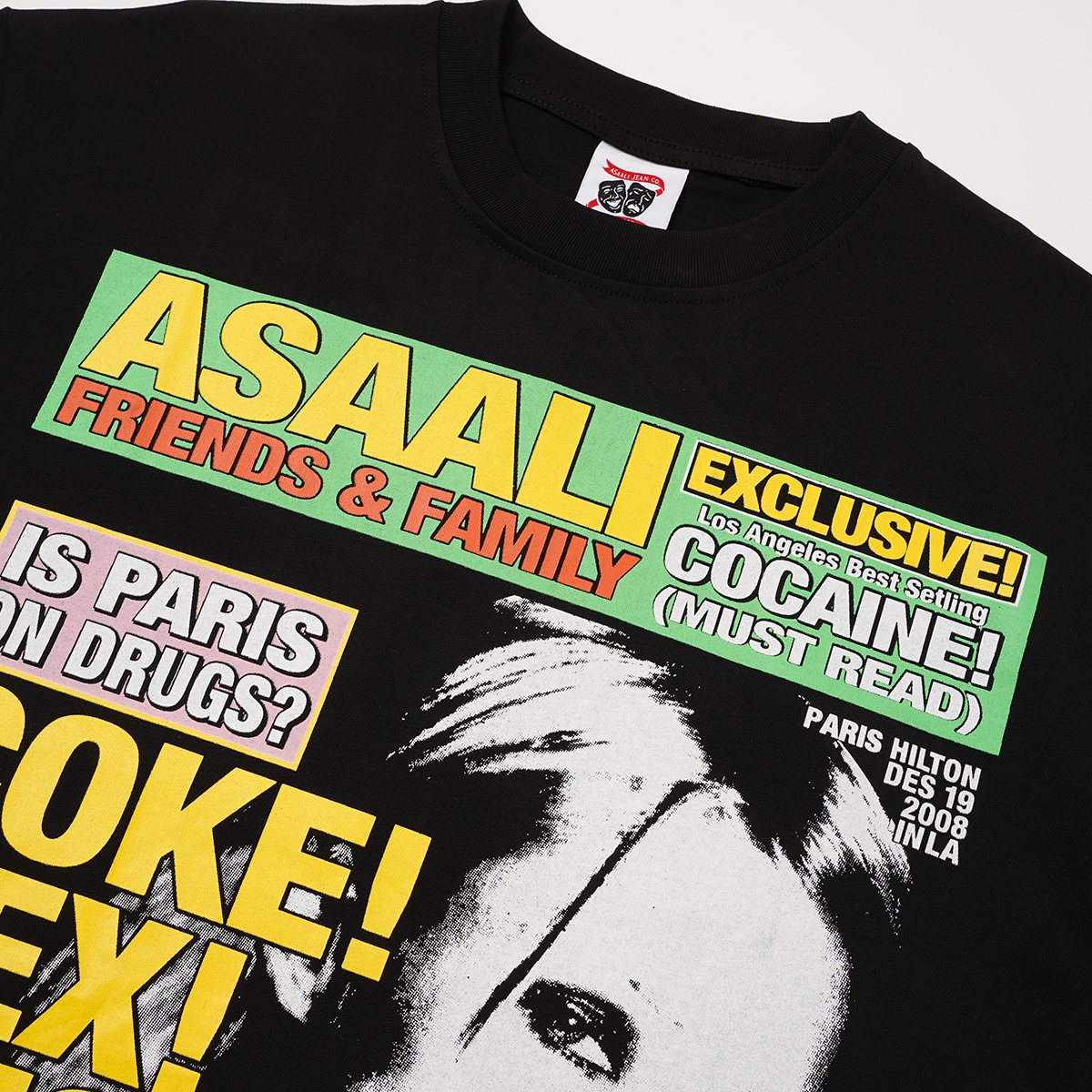 ASAALL Magazine Graphic Short-Sleeve T-Shirt