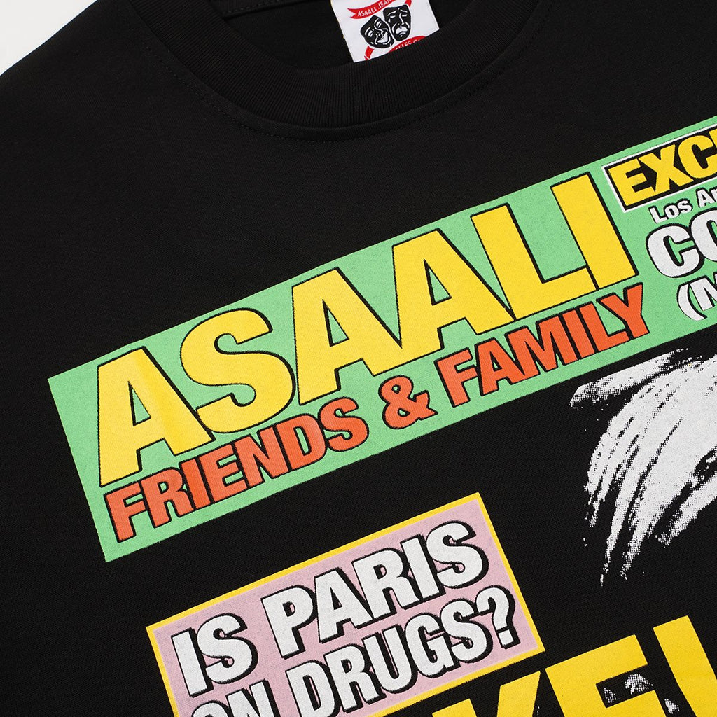 ASAALL Magazine Graphic Short-Sleeve T-Shirt