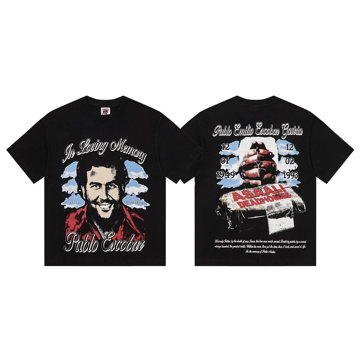 ASAALL Portrait Memorial Graphic T-Shirt
