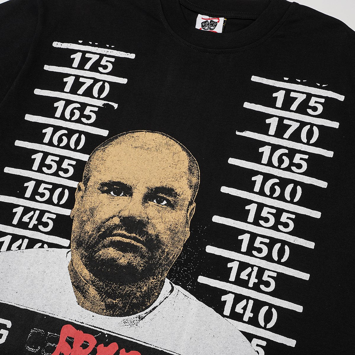 ASAALL Black Letter Graphic Short-Sleeve T-Shirt
