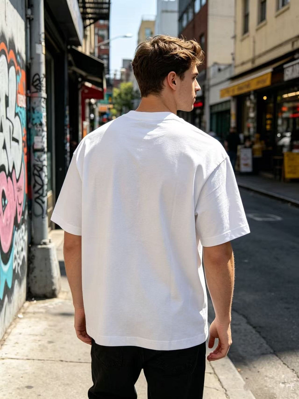 ASAALL Eye & Mouth Graphic Short-Sleeve T-Shirt