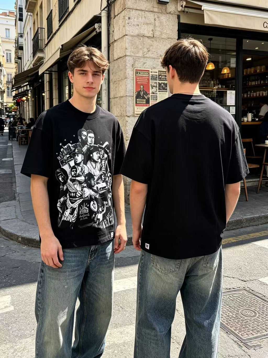 ASAALL Los Angeles Graphic T-Shirt