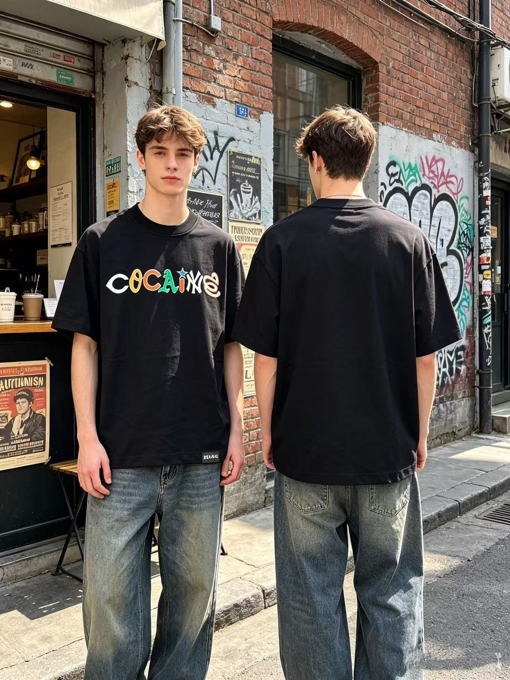 ASAALL Multicolor Wordmark Graphic T-Shirt