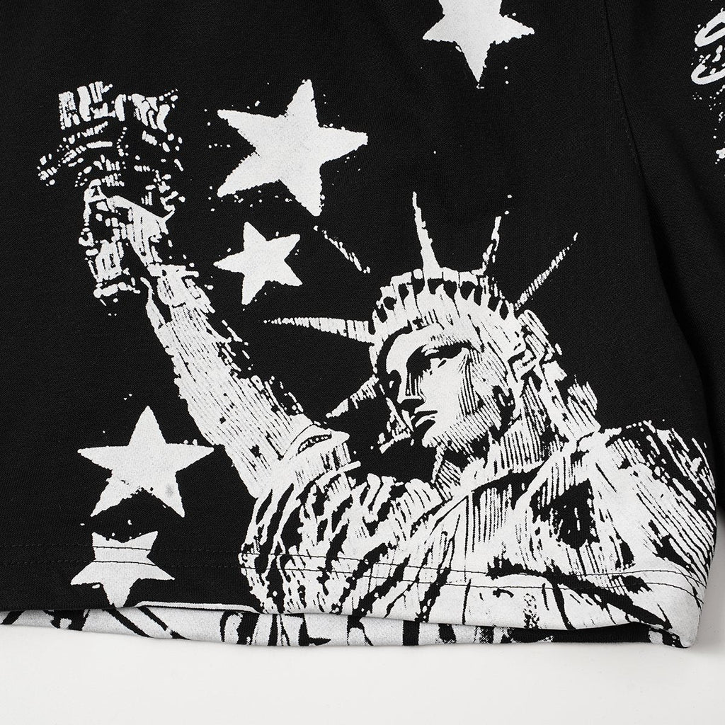 ASAALL New York Star Graphic Shorts