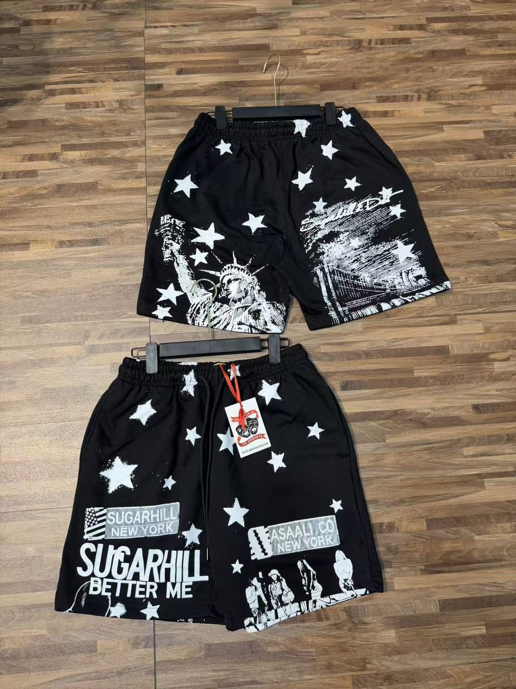 ASAALL New York Star Graphic Shorts