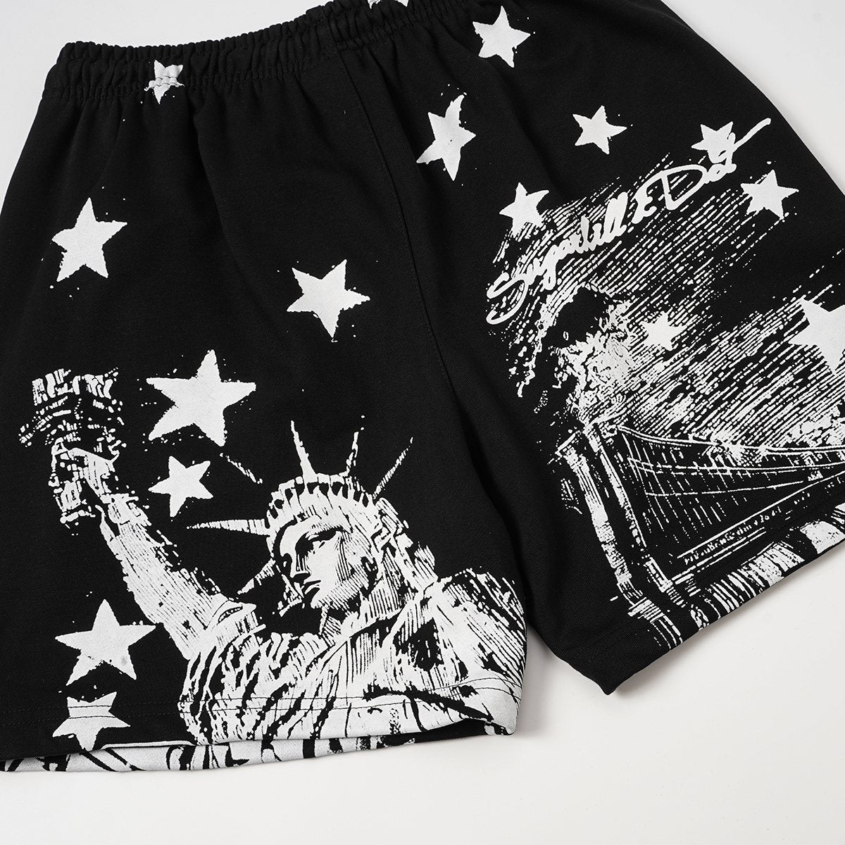 ASAALL New York Star Graphic Shorts