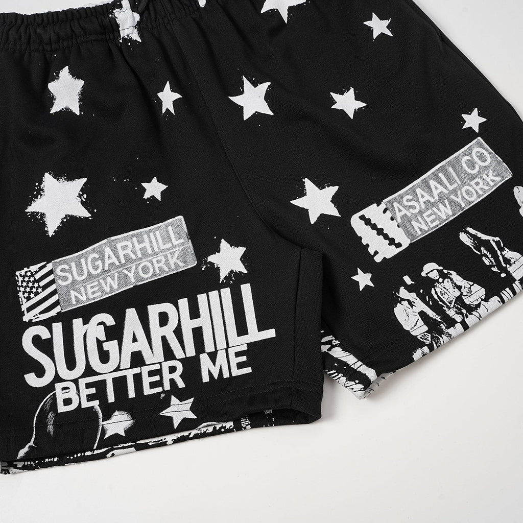 ASAALL New York Star Graphic Shorts