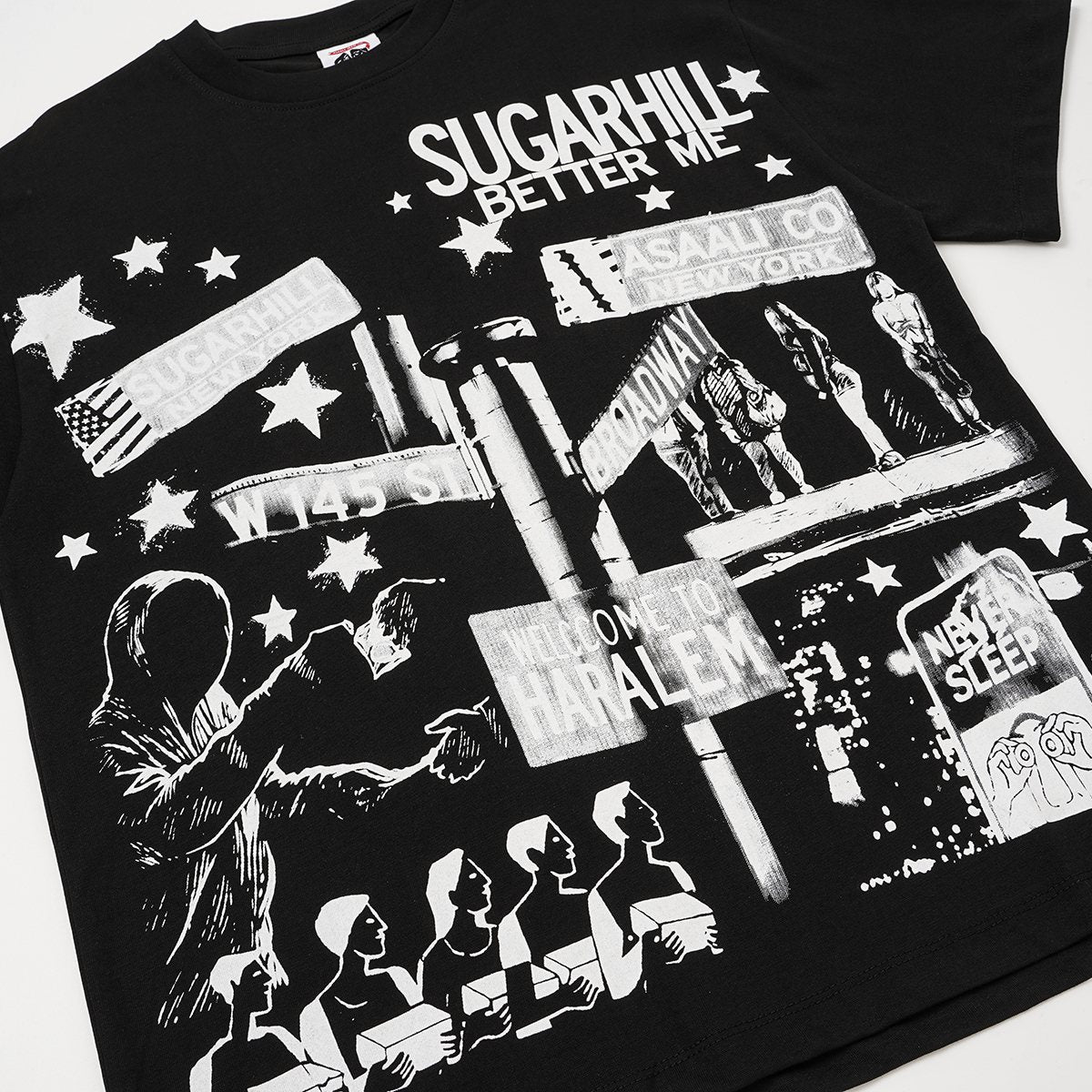 ASAALL Sugarhill NYC Statue Graphic T-Shirt
