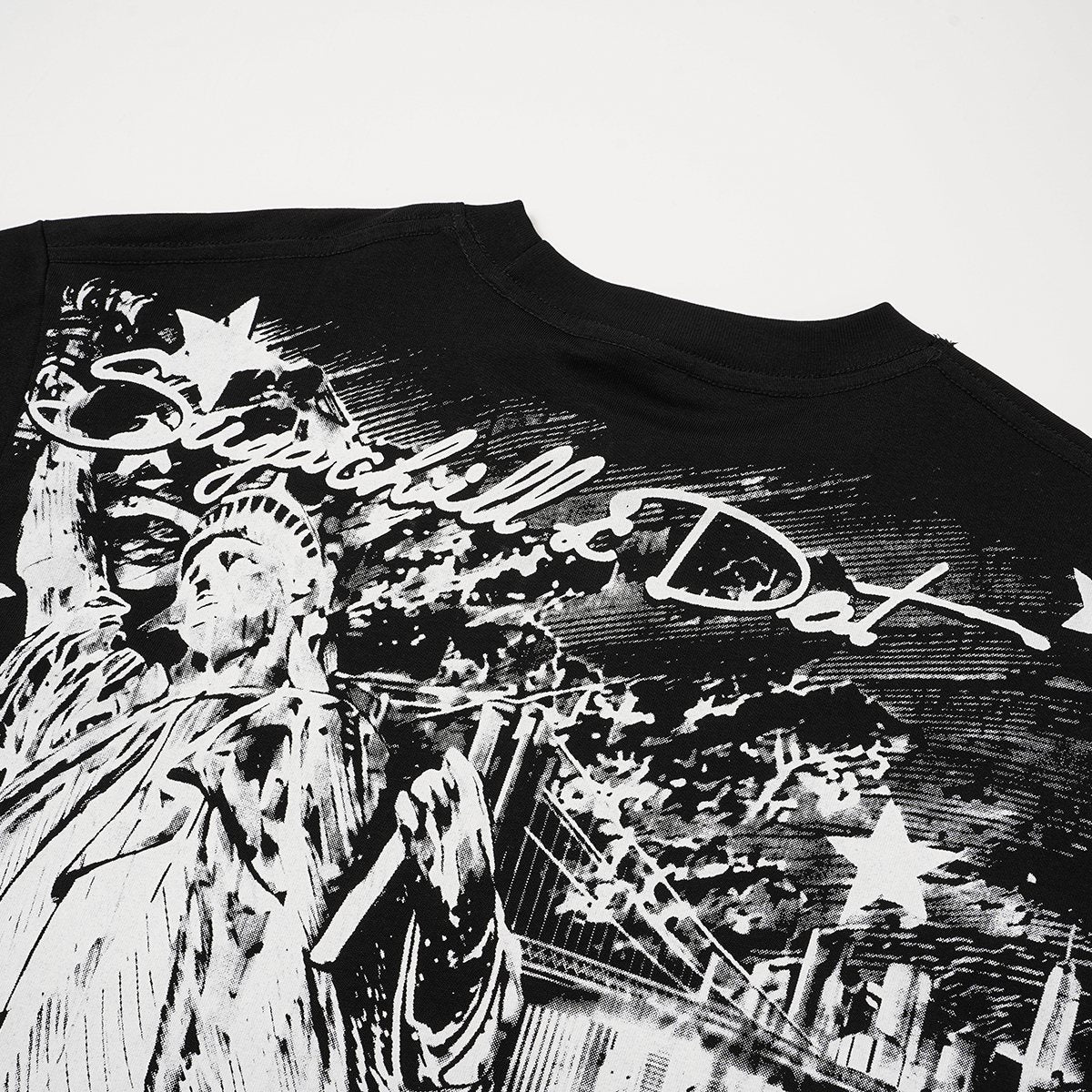 ASAALL Sugarhill NYC Statue Graphic T-Shirt