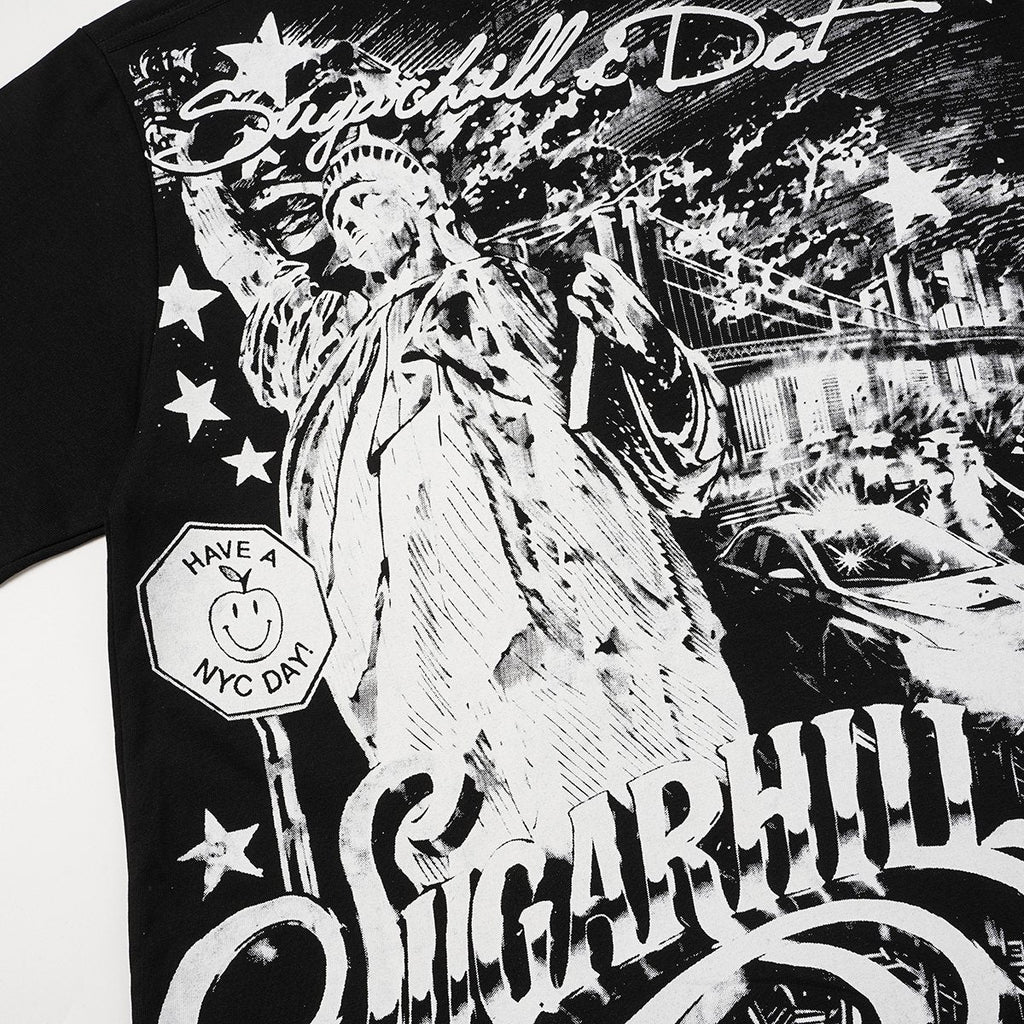 ASAALL Sugarhill NYC Statue Graphic T-Shirt