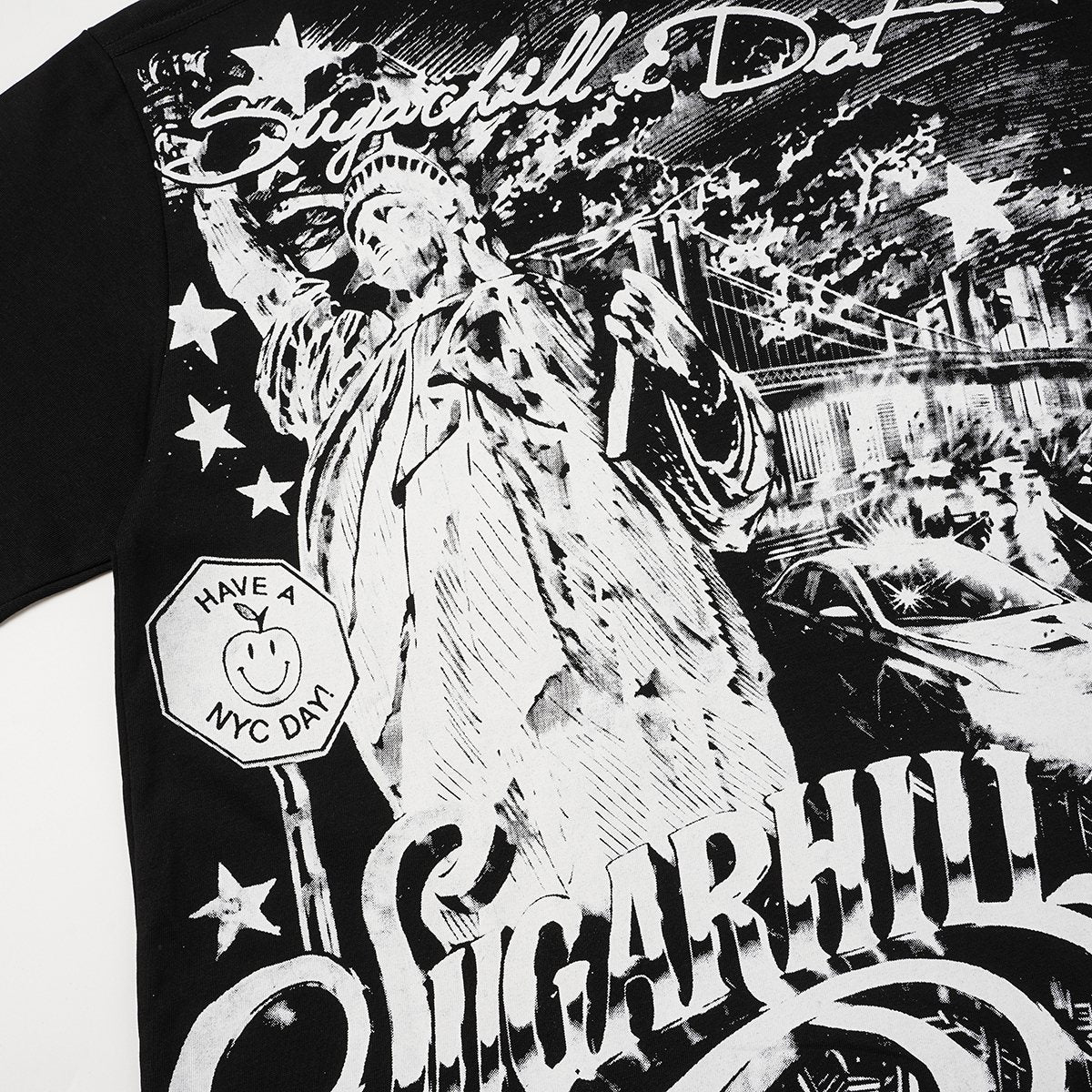 ASAALL Sugarhill NYC Statue Graphic T-Shirt