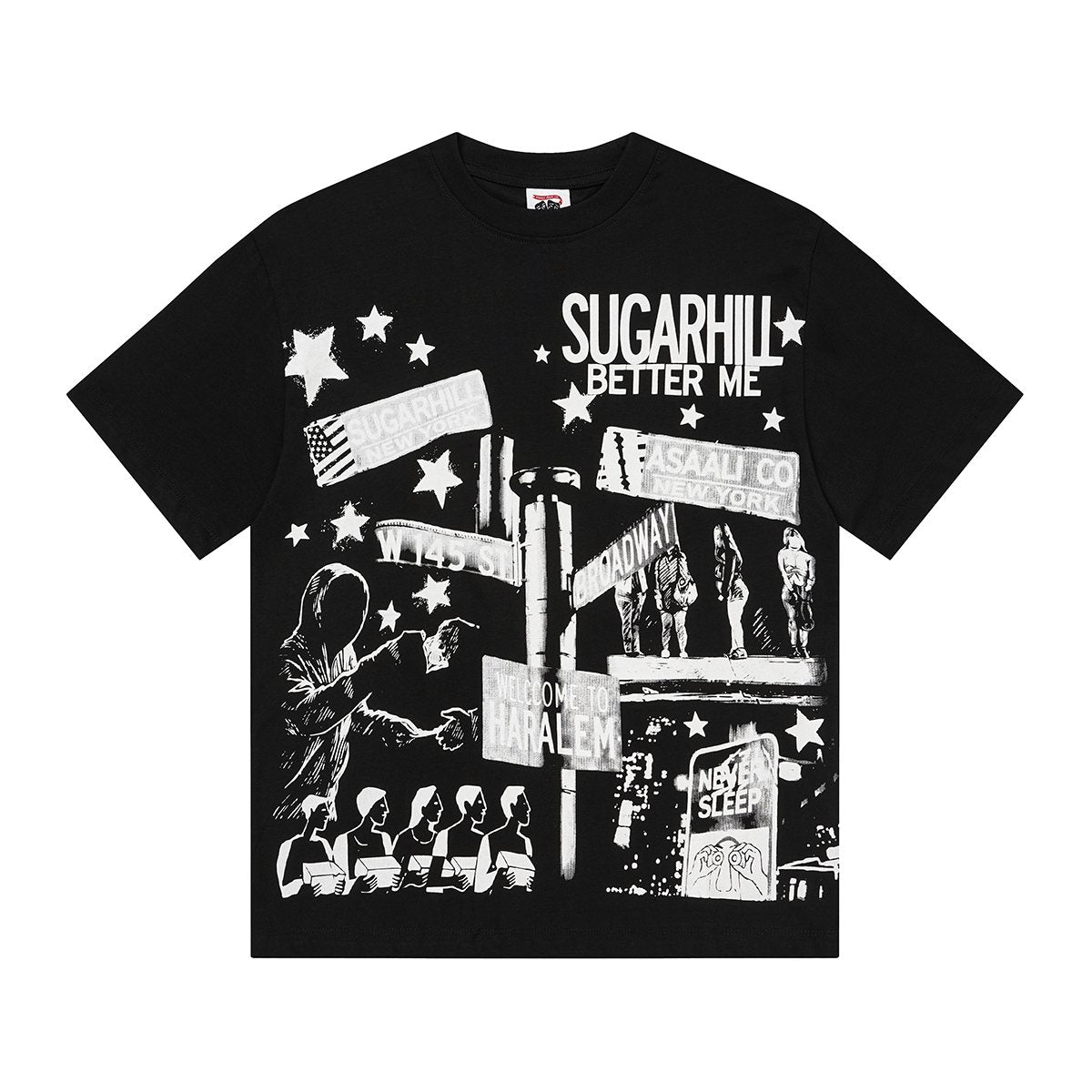 ASAALL Sugarhill NYC Statue Graphic T-Shirt
