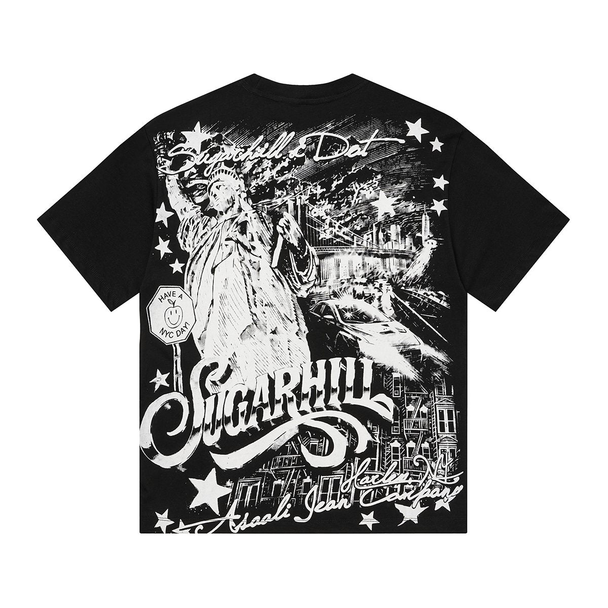 ASAALL Sugarhill NYC Statue Graphic T-Shirt