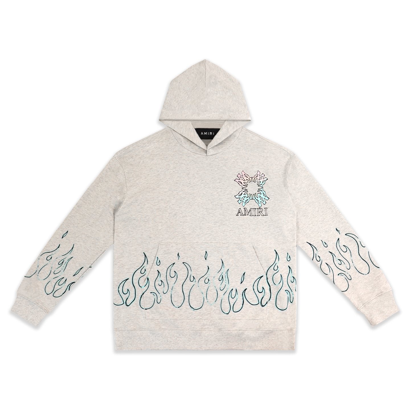AMIRI Flame Cross Graphic Hoodie