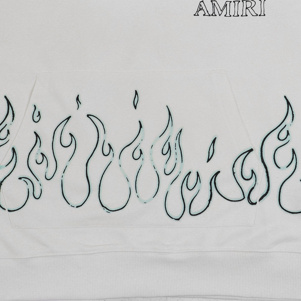 AMIRI Flame Cross Graphic Hoodie