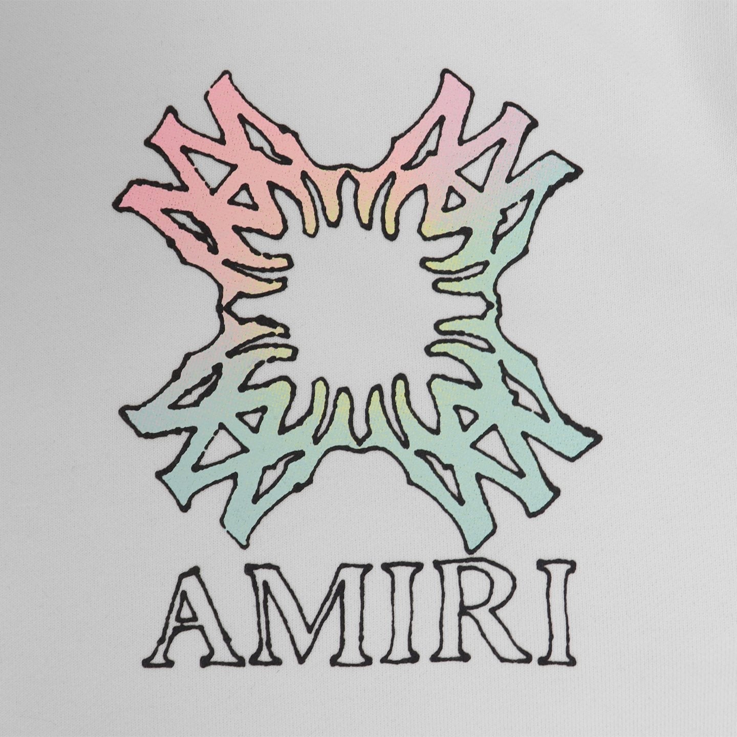 AMIRI Flame Cross Graphic Hoodie
