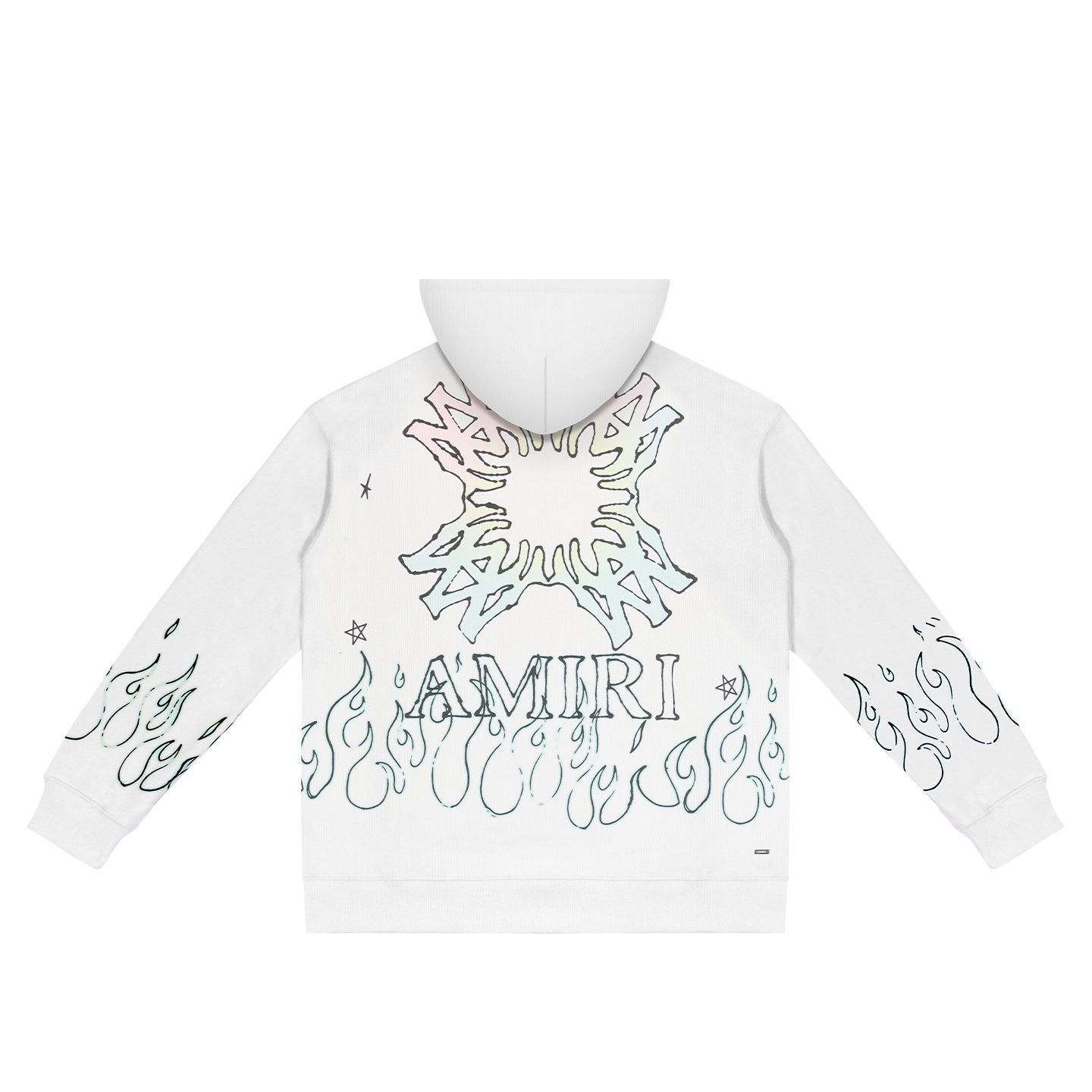 AMIRI Flame Cross Graphic Hoodie