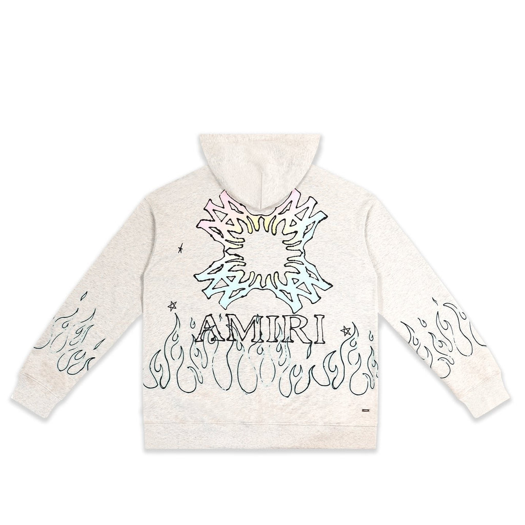 AMIRI Flame Cross Graphic Hoodie