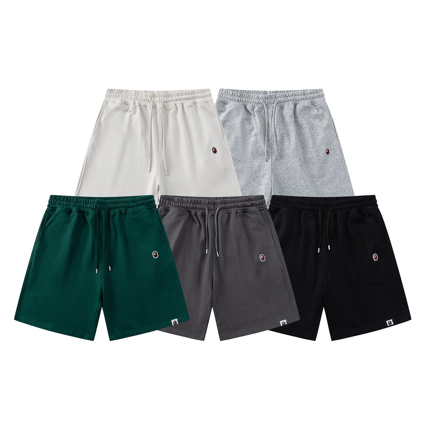 BAPE Ape-Head Logo Drawstring Shorts