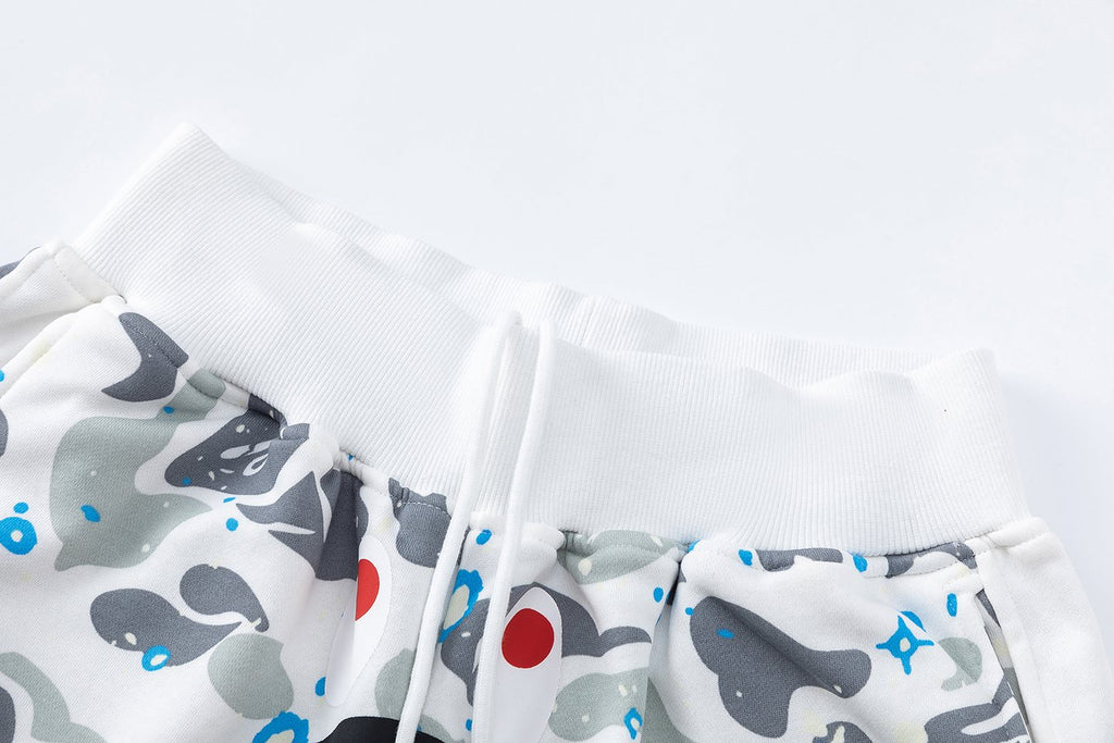 BAPE Camo Shark Graphic Shorts